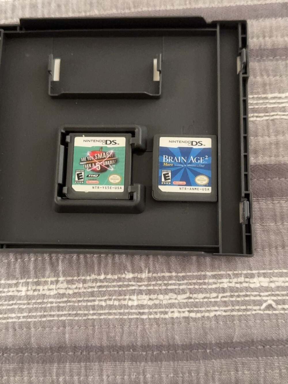 Are You Smarter Than a 5th Grader? and Brain Age 2 Nintendo DS Game Lot